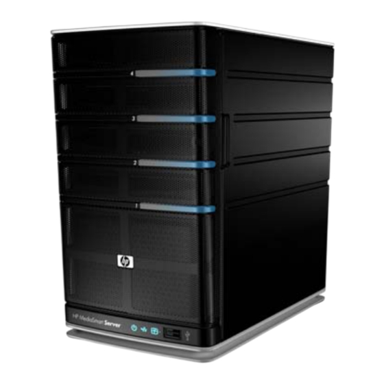 HP MediaSmart Server Guide De L'utilisateur