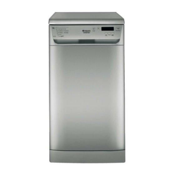 Hotpoint Ariston LSF 825 Mode D'emploi