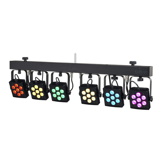 thomann StairVille CLB5 6P RGB WW Compact LED Bar Notice D'utilisation