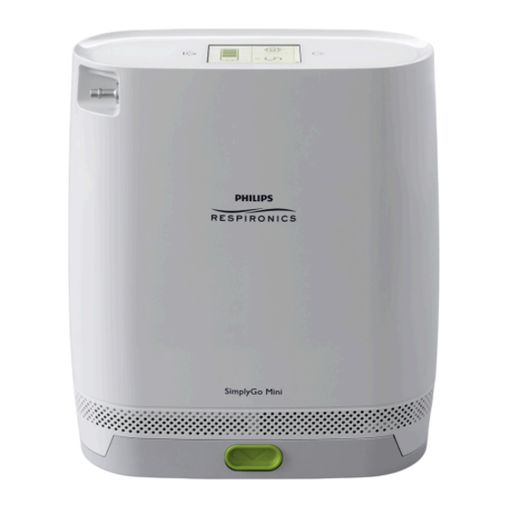 Philips RESPIRONICS SimplyGo Mini Mode D'emploi