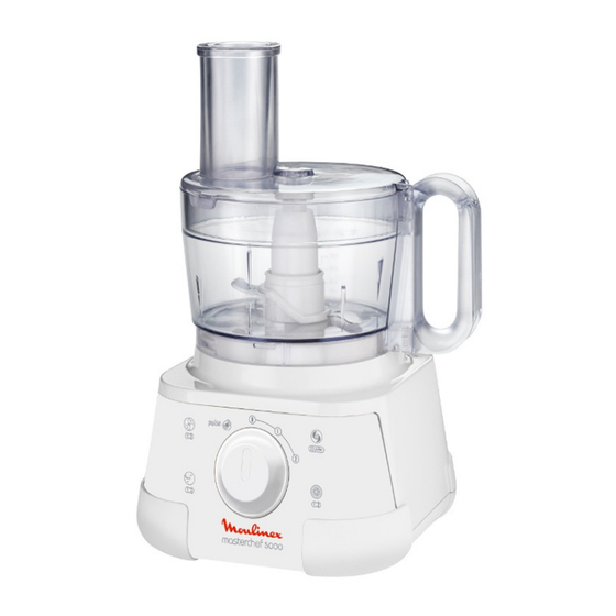 Moulinex Masterchef 5000 FP513110 Mode D'emploi