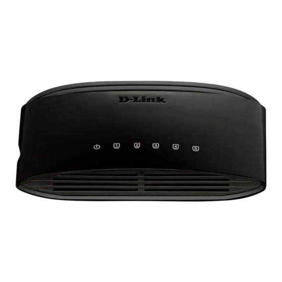 D-Link DES-1005D Guide D'installation