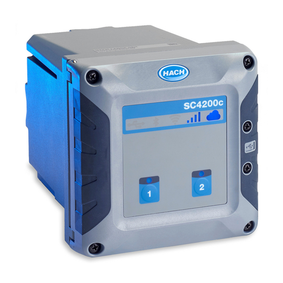 Hach SC4200c Manuel De L'utilisateur