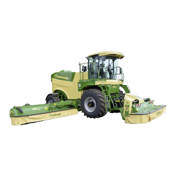 Krone BiG M 450 CV Notice D'utilisation Originale