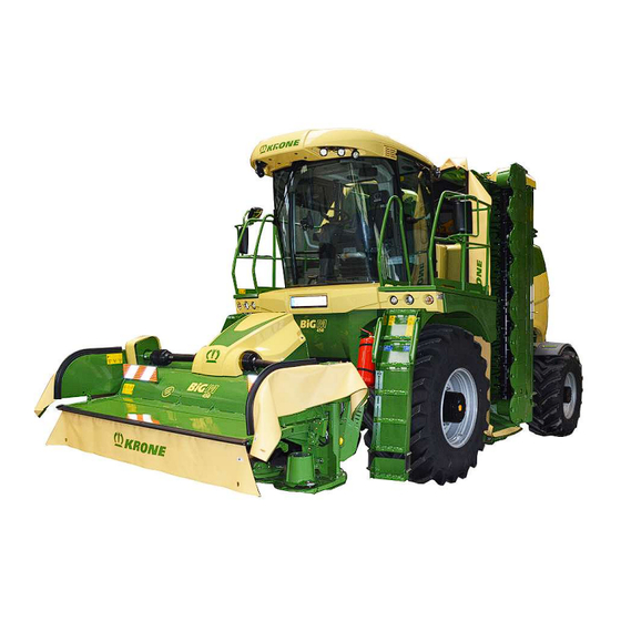 Krone BiG M 450 CV Notice D'utilisation Originale