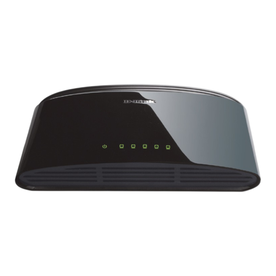 D-Link DES-1005D Guide D'installation