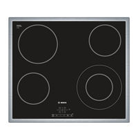 Bosch PKF645B17E Notice D'utilisation
