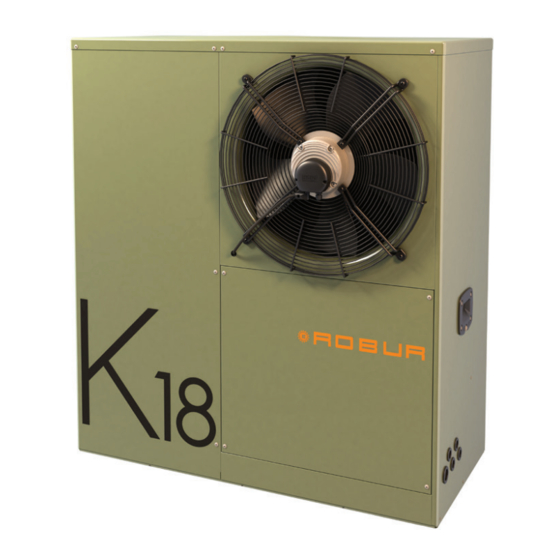 Robur K18 Manuel D'installation, Utilisation Et Entretien