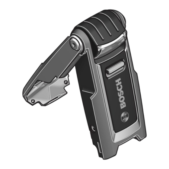 Bosch WEU WorkLight Notice Originale