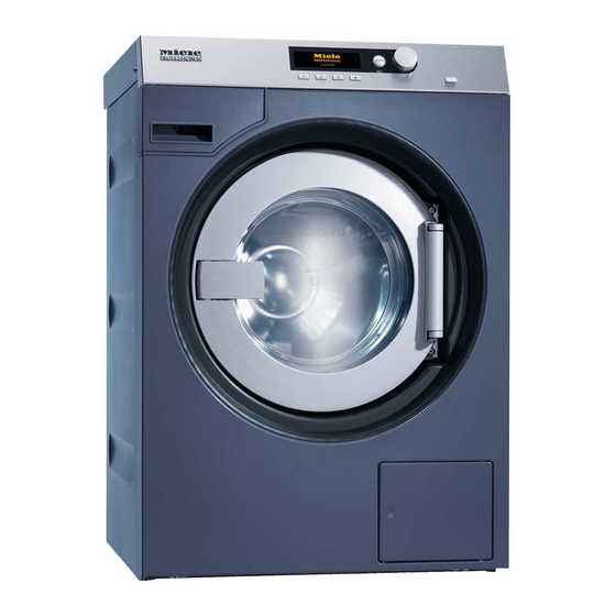 Miele professional PW 6080 Vario XL Mode D'emploi