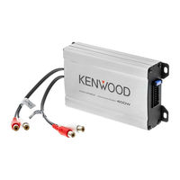 Kenwood KAC-M1804 Mode D'emploi