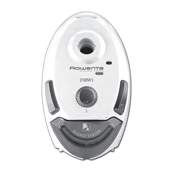 Rowenta SILENCE FORCE Compact RO4627 Mode D'emploi