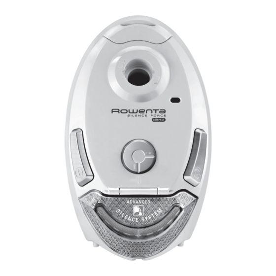 Rowenta SILENCE FORCE COMPACT RO4627 Notice