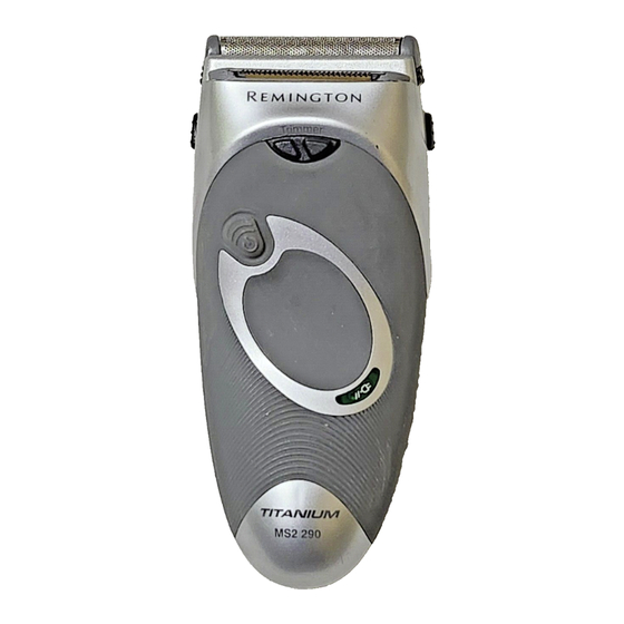 Remington Titanium MS2290 Guide Rapide