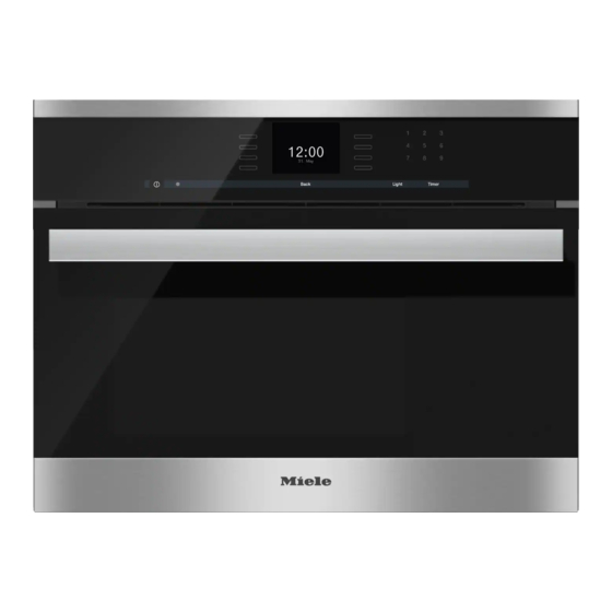 Miele DG 6600 Mode D'emploi Et Instructions De Montage