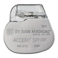 St.Jude Medical PM1210 Manuel D'utilisation