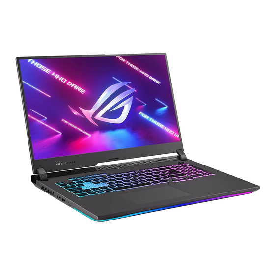 Asus ROG STRIX G17 Mode D'emploi