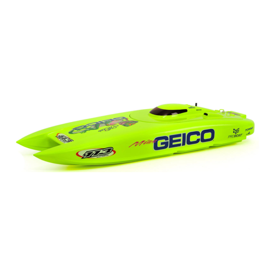 ProBoat Miss Geico PRB0500 Manuel De L'utilisateur