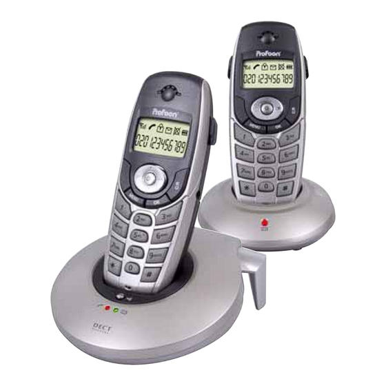Profoon DECT Série Mode D'emploi