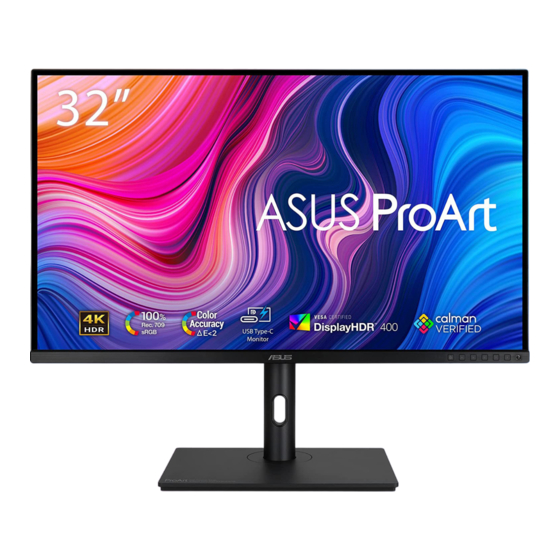 Asus PA329CV Serie Guide De L'utilisateur