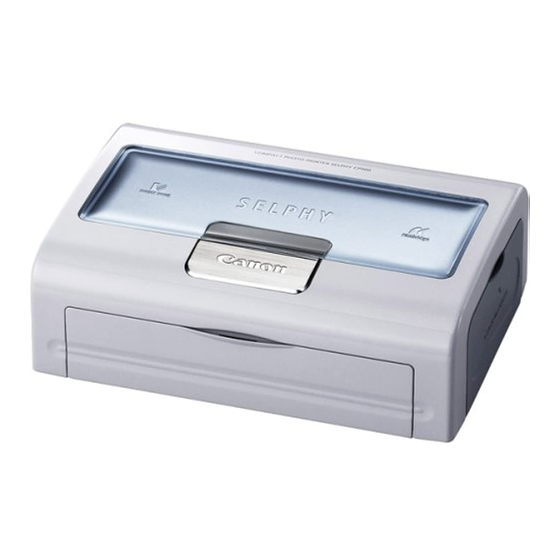 Canon SELPHY CP400 Guide D'utilisation