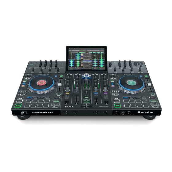 Denon DJ Prime 4 Guide D'utilisation Rapide