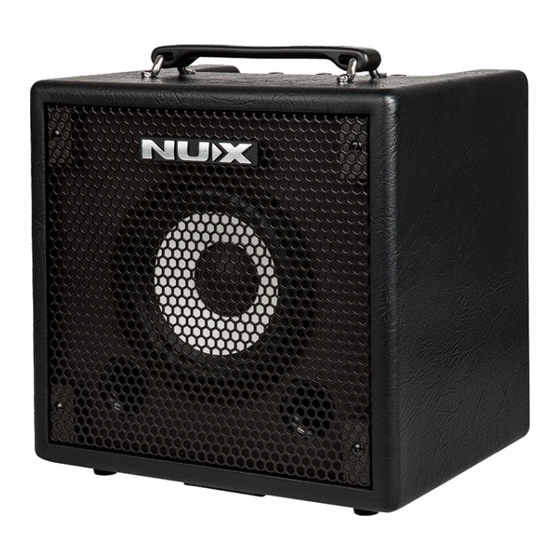 nux MIGHTY BASS 50B Mode D'emploi