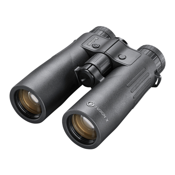 Bushnell FUSION X FX1042AD Guide Du Propriétaire