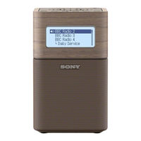 Sony XDR-V1BTD Mode D'emploi