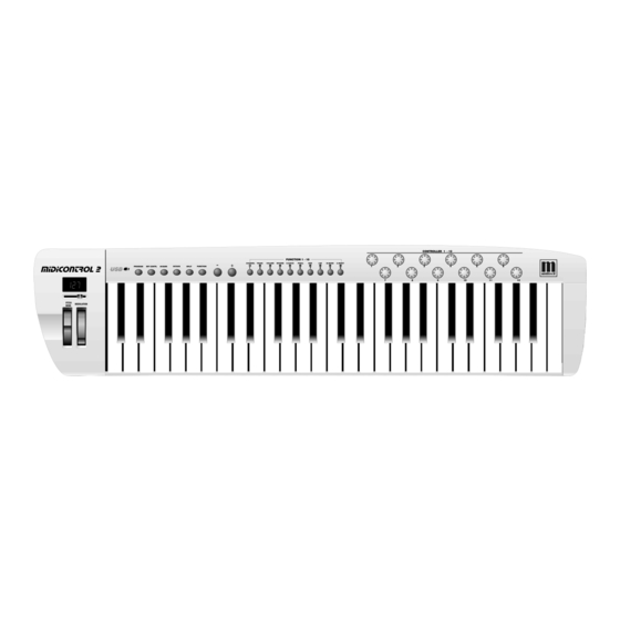 Miditech Midicontrol 2 Mode D'emploi