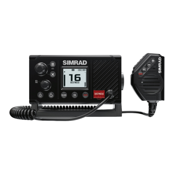 Simrad RS20 Guide D'utilisation