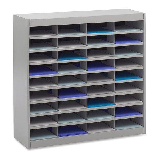Safco E-Z Stor 9221 Instructions De Montage