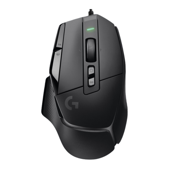 Logitech G G502 X Manuels