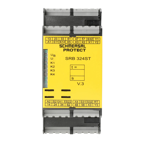 schmersal SRB 324ST V.3 Mode D'emploi