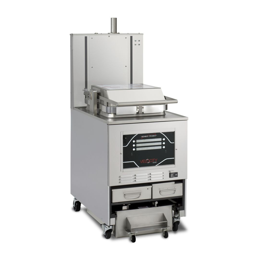 Henny Penny VELOCITY OXE-100 Manuel D'utilisation