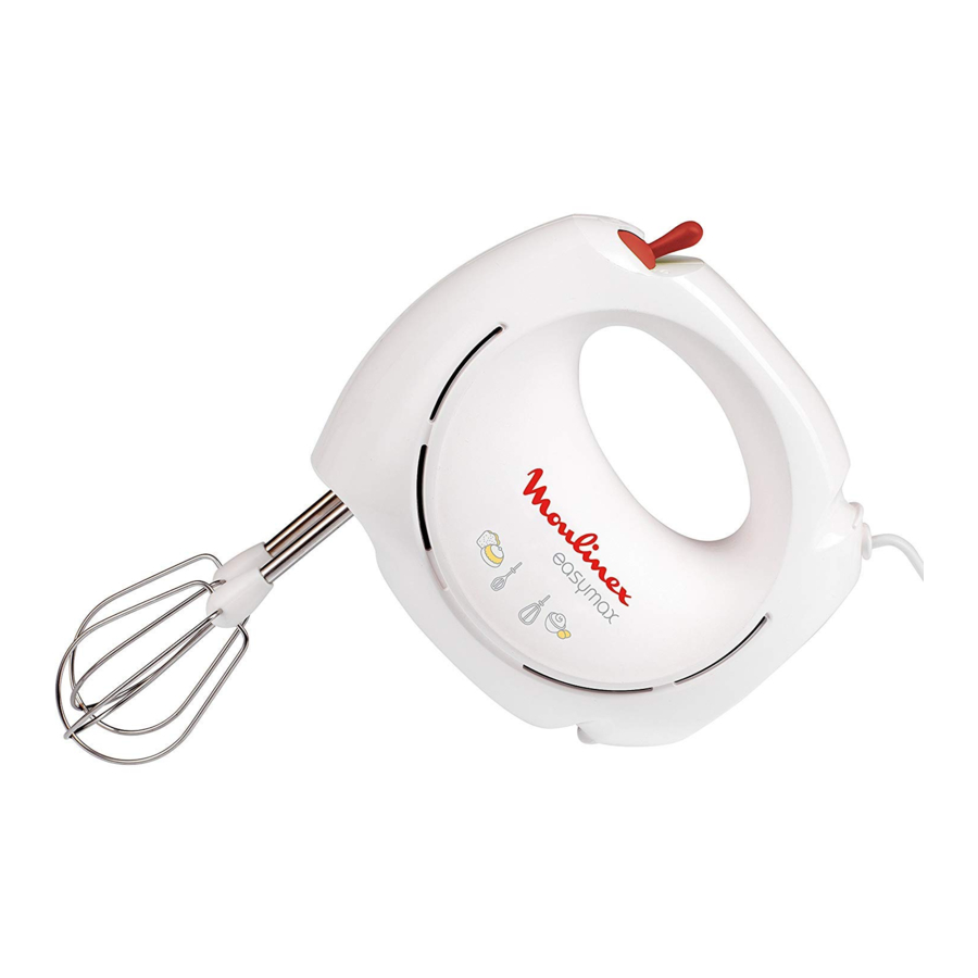 Moulinex EASY MAX COMPACT Mode D'emploi