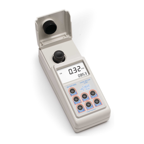 Hanna Instruments HI 847492 Manuel D'utilisation