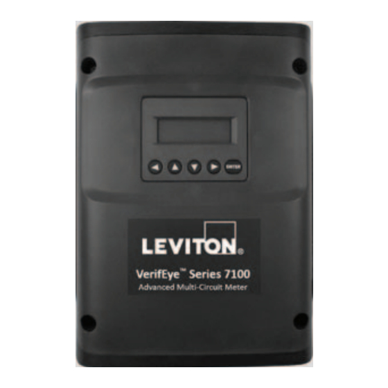 Leviton VerifEye 7000 Série Guide De L'utilisateur