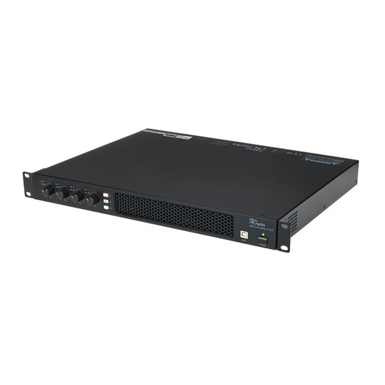 thomann The t.racks DSP 4x4 Amp 4.250 Notice D'utilisation