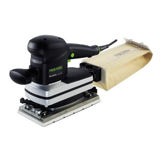 Festool RS 100 Q Notice D'utilisation D'origine
