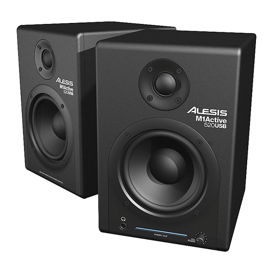 Alesis M1ACTIVE 520 USB Guide D'utilisation Simplifié