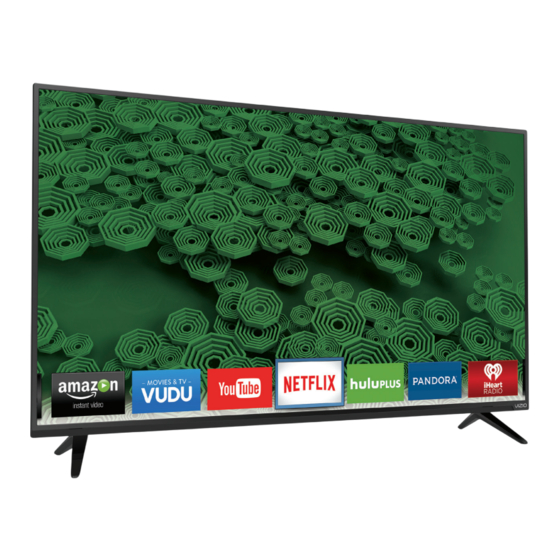 Vizio D65u-D2 Manuel De L'utilisateur