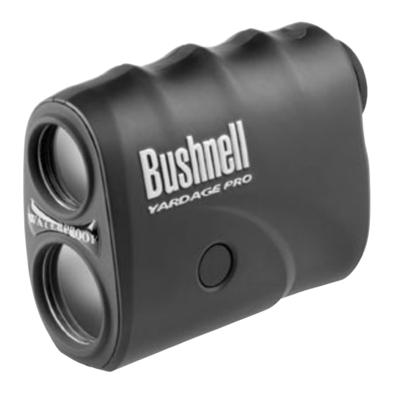 Bushnell YARDAGE PRO LEGEND Manuel D'instructions