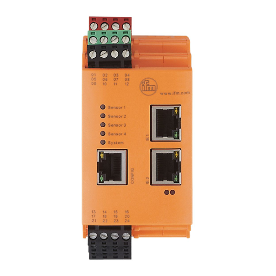 IFM VSE150 Notice D'utilisation