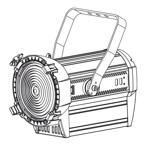 SHOWTEC Performer 2000 Fresnel DDT MKII Manuel D'utilisateur