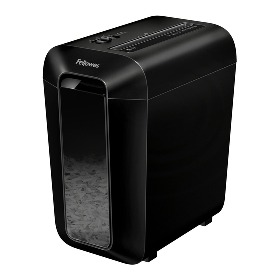 Fellowes LX Serie Instructions