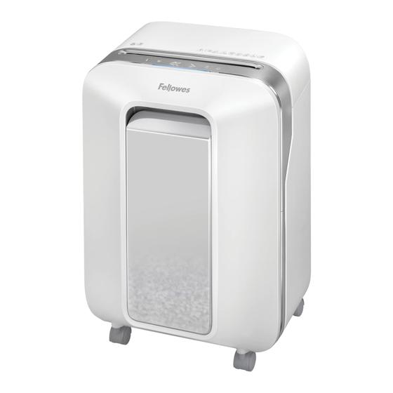 Fellowes LX Serie Mode D'emploi