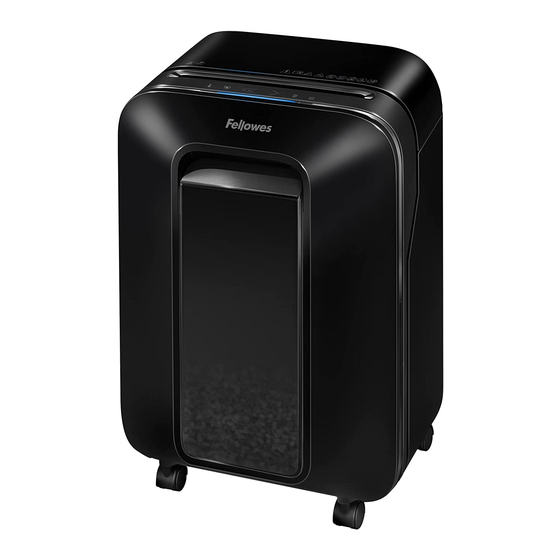 Fellowes LX Serie Mode D'emploi