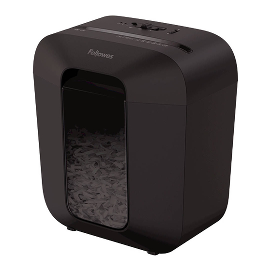 Fellowes LX Serie Manuel D'instructions