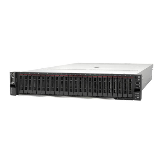 Lenovo ThinkSystem SR665 Guide De Configuration